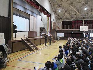 ３学期始業式です。
