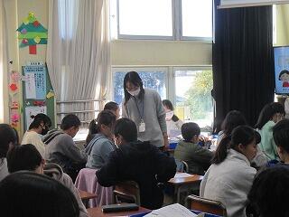 ６年生　ストレスマネジメントです。