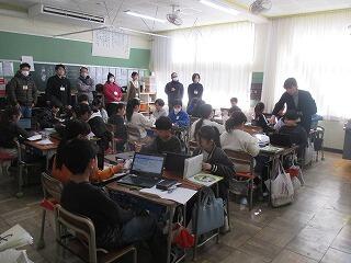 学校公開日です。