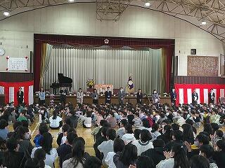 １学期始業式です。