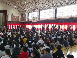 １学期始業式です。