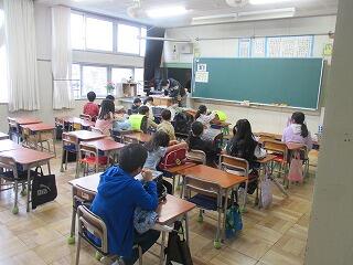通学班編成・一斉下校です。