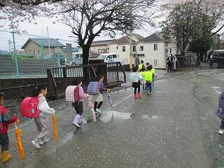 通学班編成・一斉下校です。